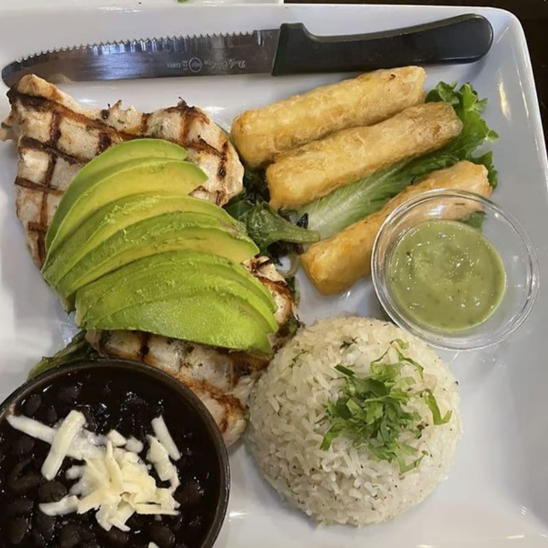 Avocado Chicken at Lapa's Costa Rican Bistro